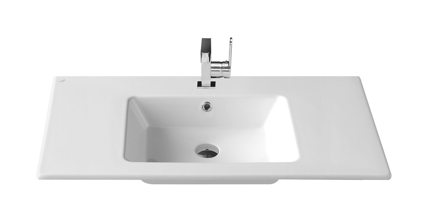 CeraStyle Ibiza umywalka 101x51 cm meblowa prostokątna biała 050500-u