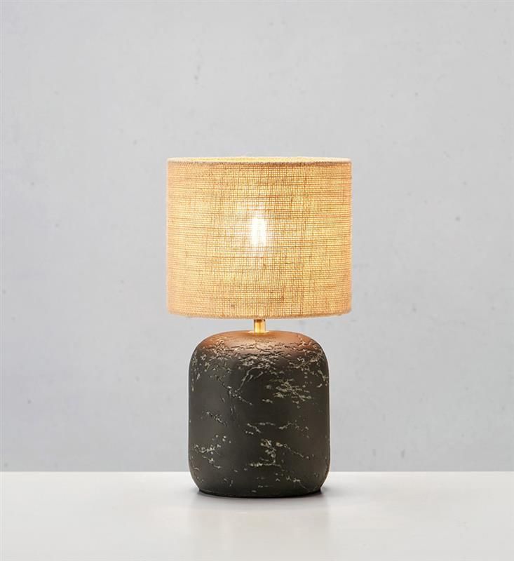 Markslöjd Montagna lampa stołowa 1x40 W czarna 108684
