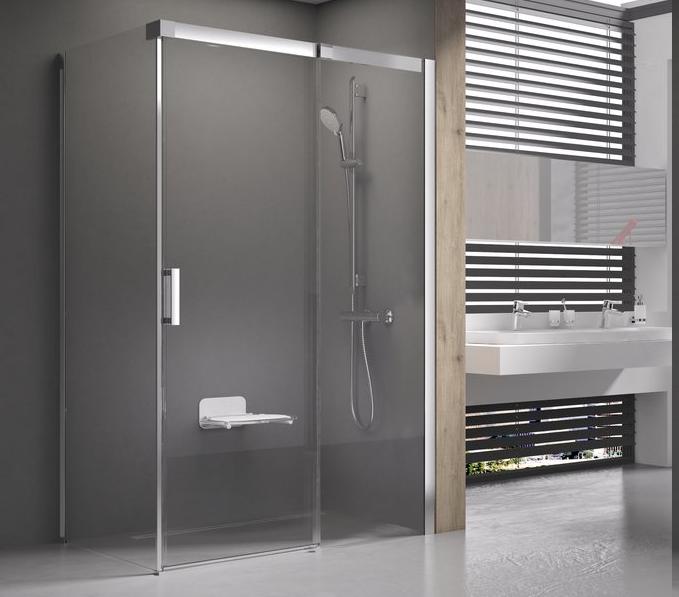 Ravak Matrix MSDPS-100/100 R kabina prysznicowa 100x100 cm kwadratowa prawa biały/szkło przezroczyste 0WPAA100Z1