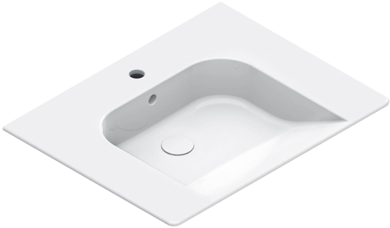 Catalano Comfort umywalka 70x55 cm prostokątna ścienna biała 0920701001