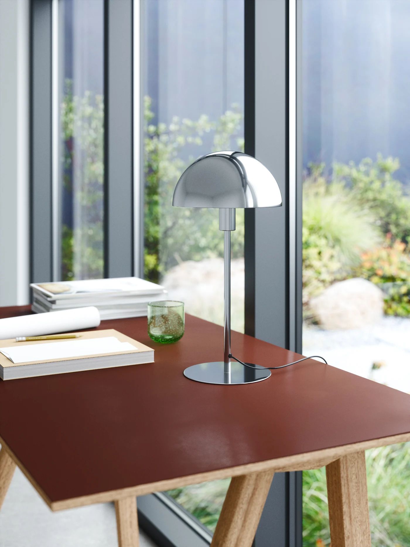 Nordlux Ellen lampa stołowa 1x40W chrom połysk 2213755033