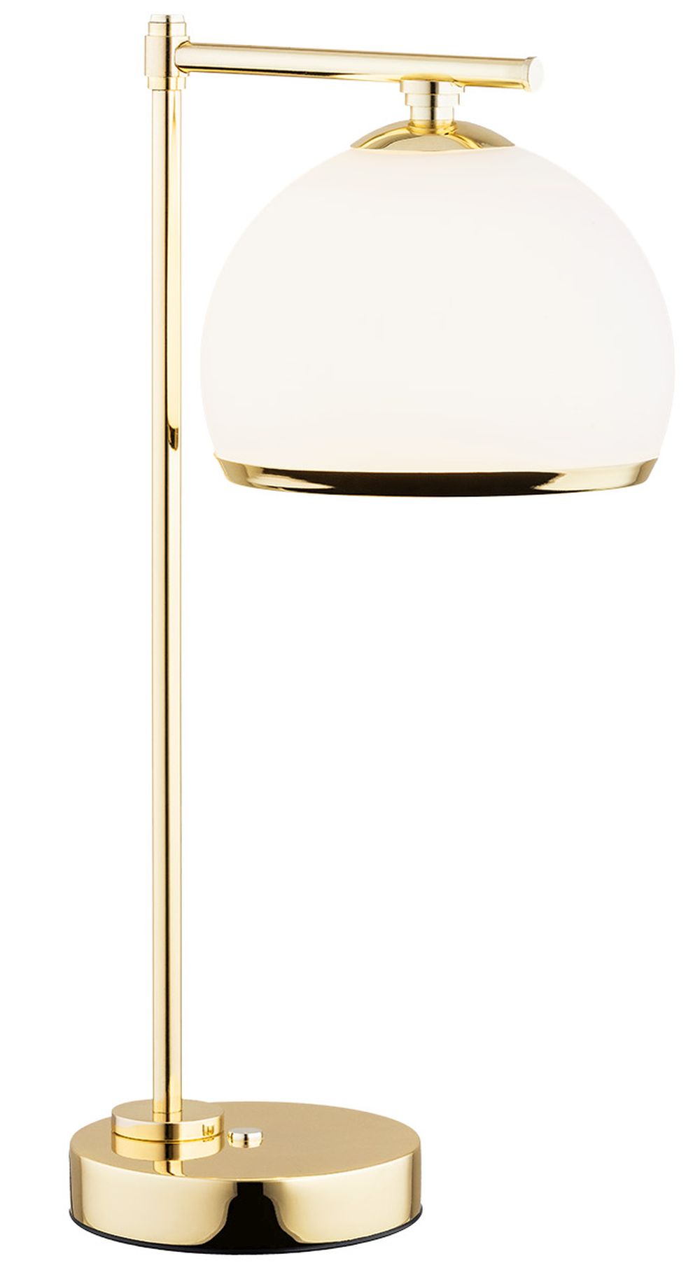 Argon Marbella Plus lampa stołowa 1x15W opal mat/mosiądz 8120