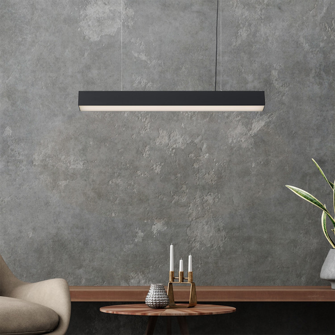 Light Prestige Luci inteligentna lampa wisząca 1x32 W czarna LP14011PMBKSmart