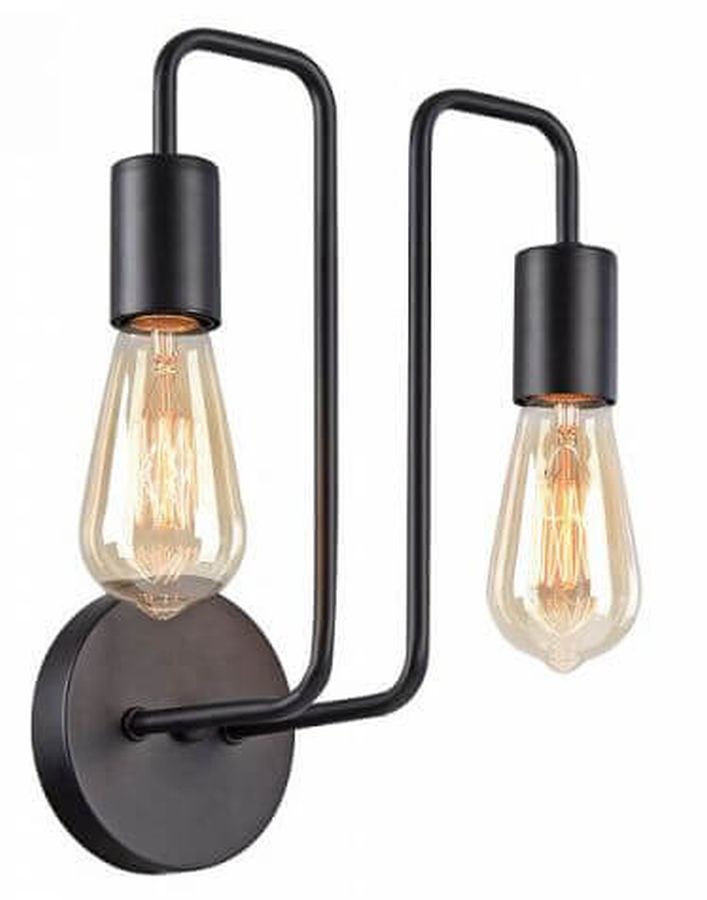 Maytoni Gilbert kinkiet 2x60W czarny T532WL-02B