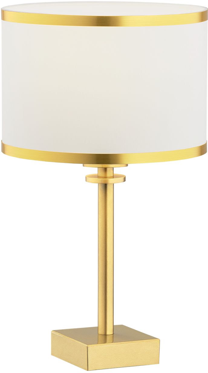 Argon Abbano lampa stołowa 1x15W śmietankowy/złoty/mosiądz szczotkowany 8029