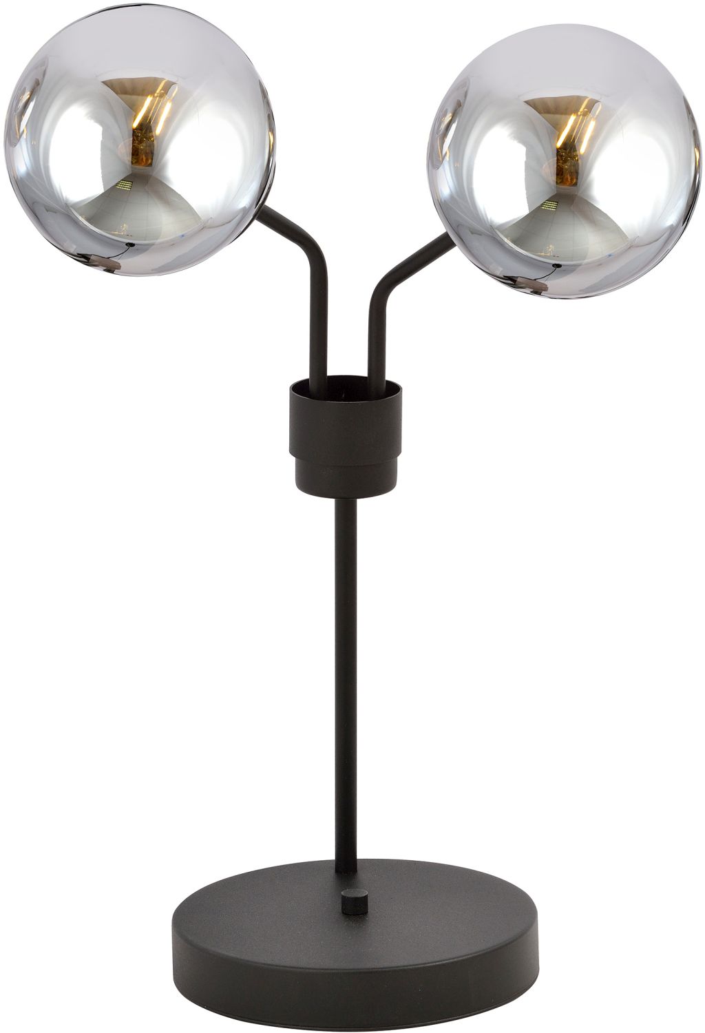 Emibig Nova lampa stołowa 2x10 W czarna-grafitowa 1140/LN2