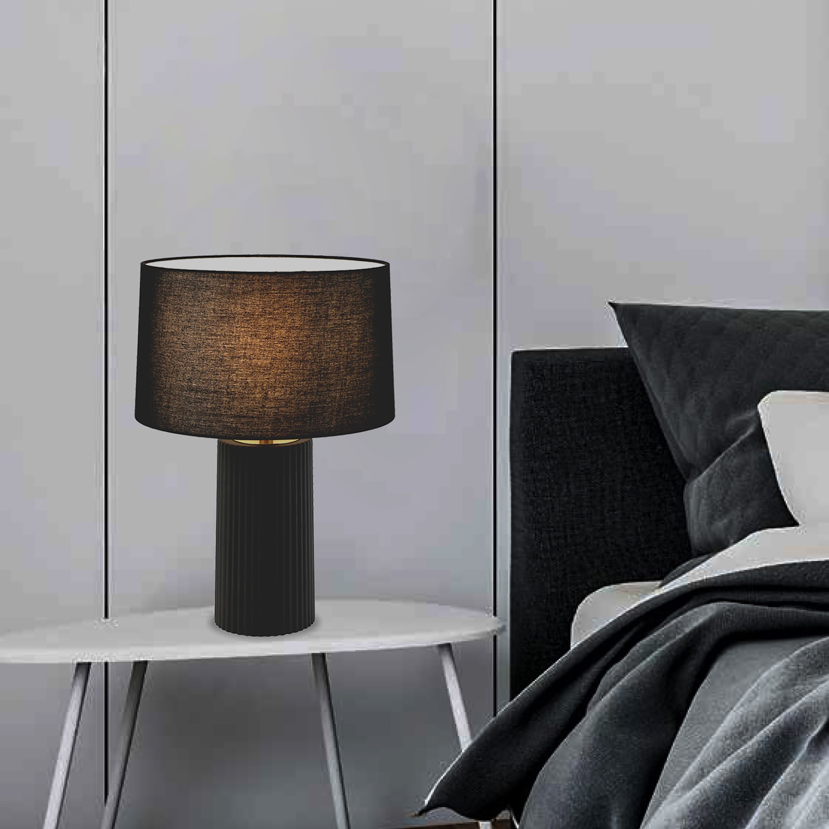 Light Prestige Tokio lampa stołowa 1x40 W czarna LP-787/1TCZARNA