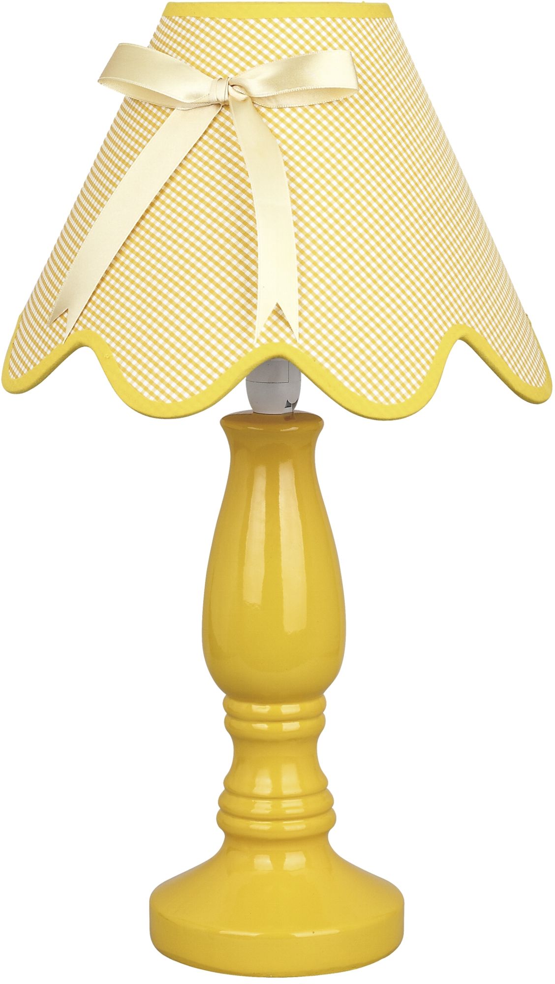 Candellux Lola lampa stołowa 1x40W żółta 41-04680