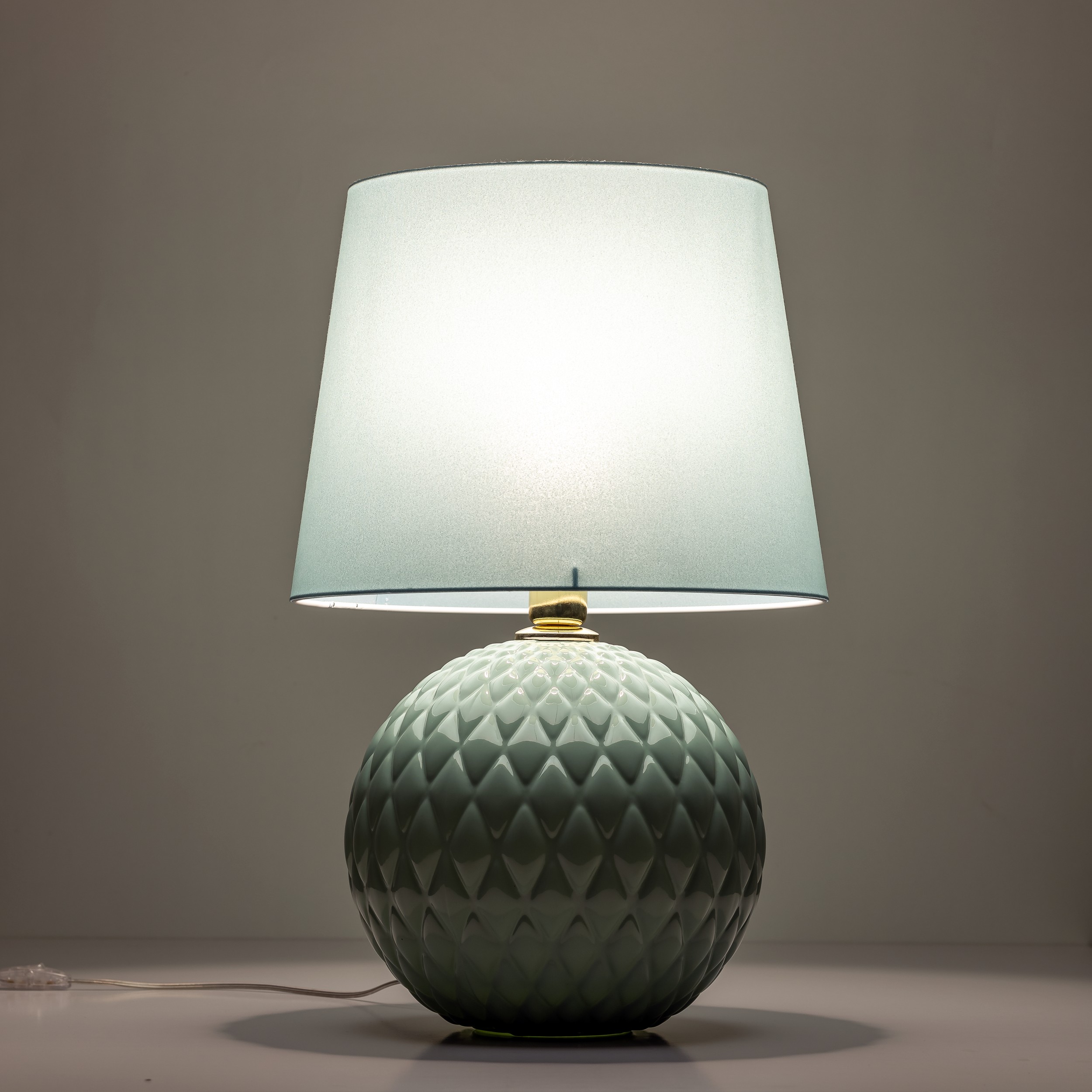 TK Lighting Santana lampa stołowa 1x15W miętowy 5903