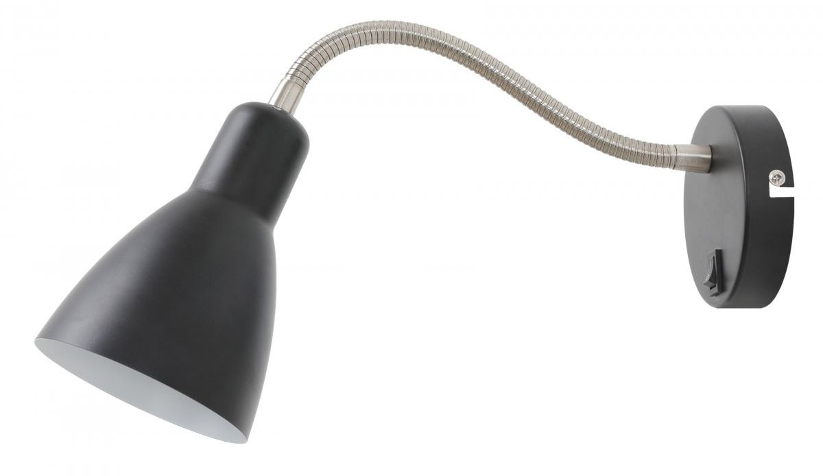 GTV Etore kinkiet 1x25 W czarny OS-ETO-E27-10-DEC