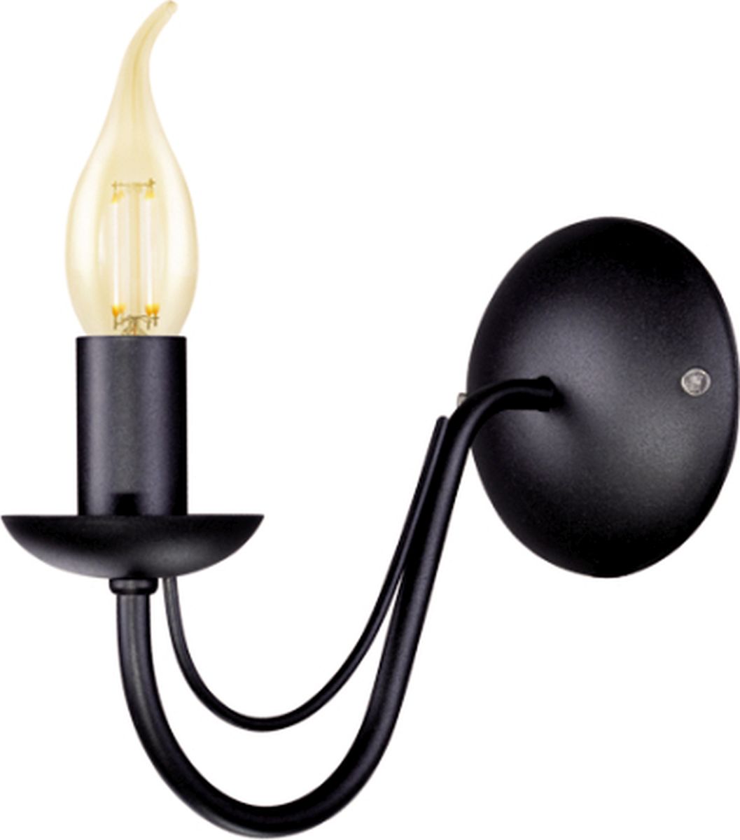Kaja Bartez kinkiet 1x40W czarny K-3993