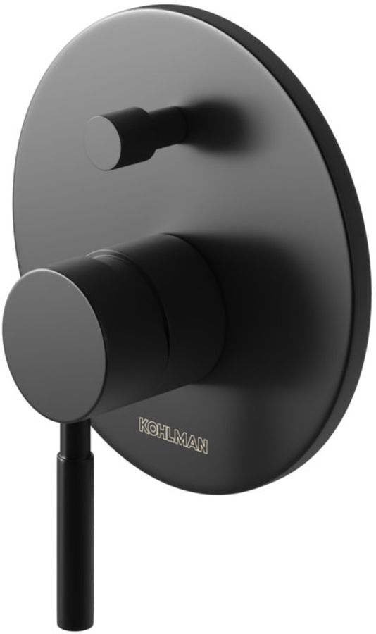 Kohlman Roxin Black bateria wannowo-prysznicowa podtynkowa czarny mat QW210RB