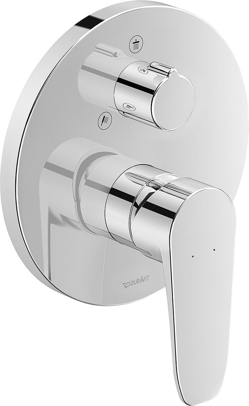Duravit B.1 bateria wannowo-prysznicowa podtynkowa chrom B14210012010