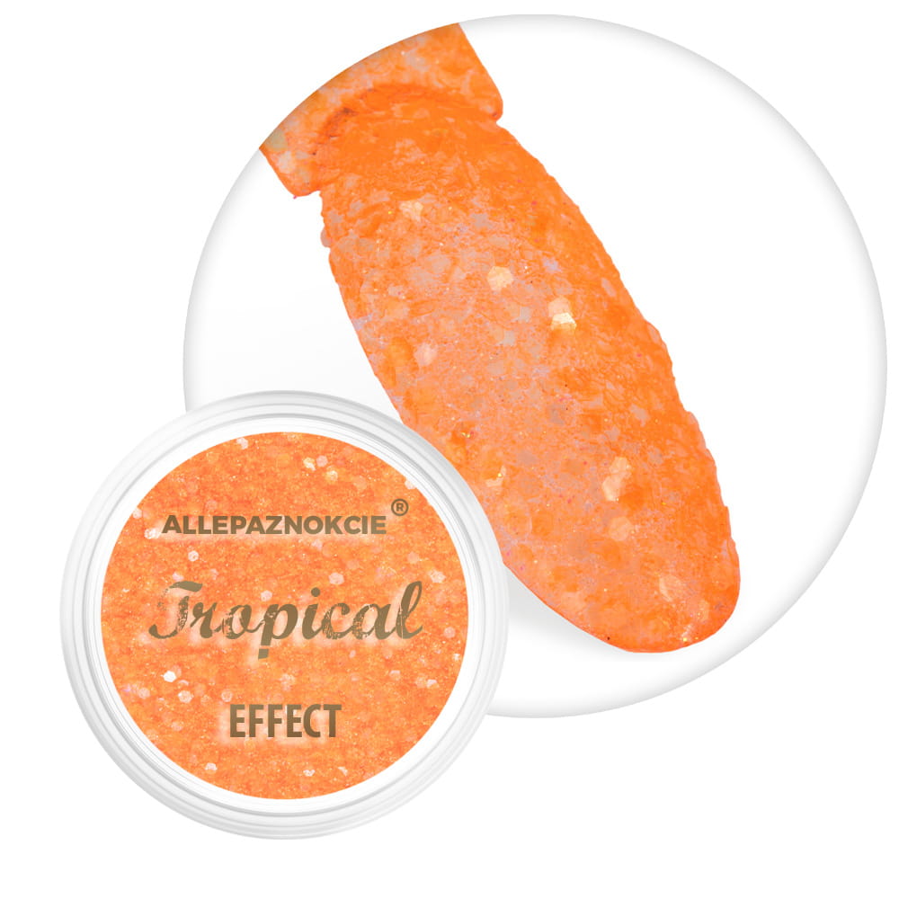 Pyłek do paznokci Tropical Effect Allepaznokcie Exotic Bird 1 g Nr 06