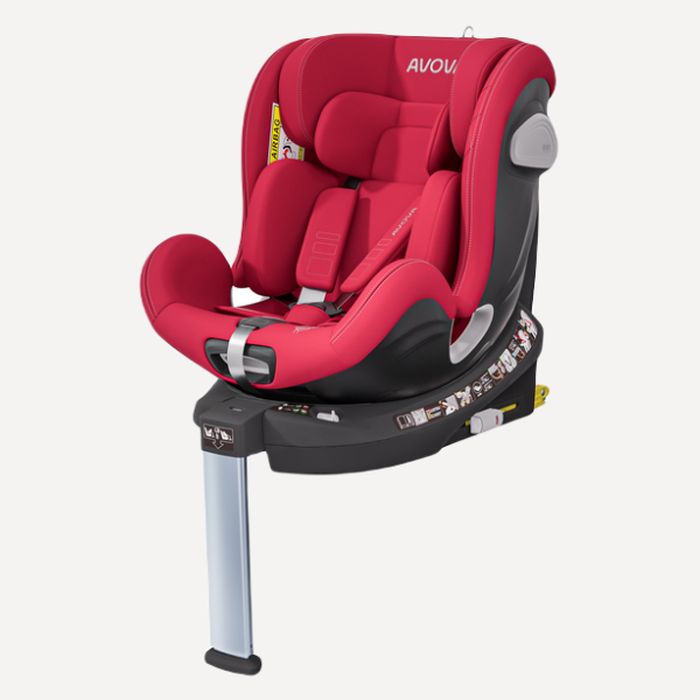 Avova Swan-Fix - fotelik dla dzieci od 40 do 125 cm wzrostu-Maple Red