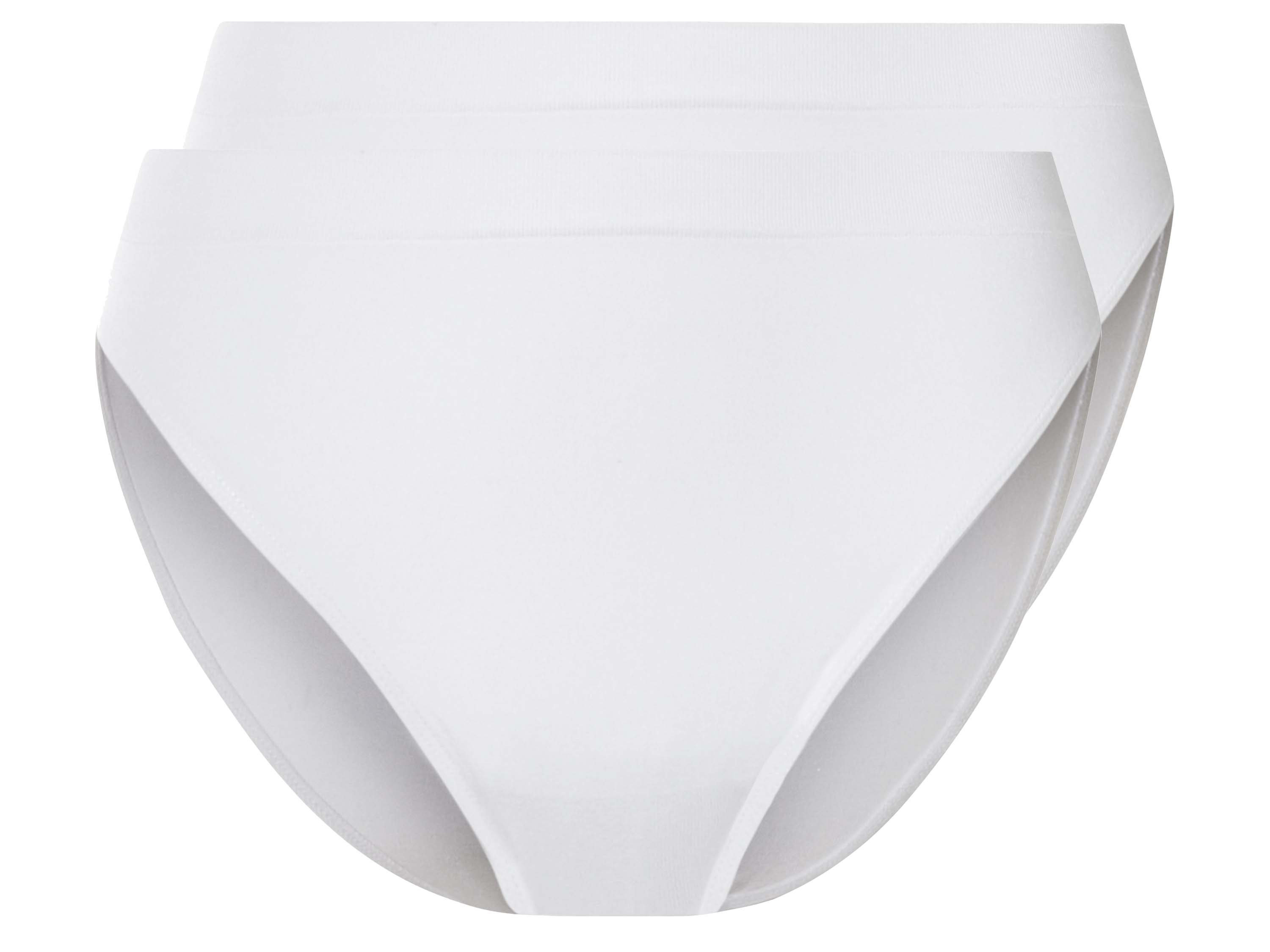 esmara Majtki damskie bikini, 2 pary Biały, S 36/38