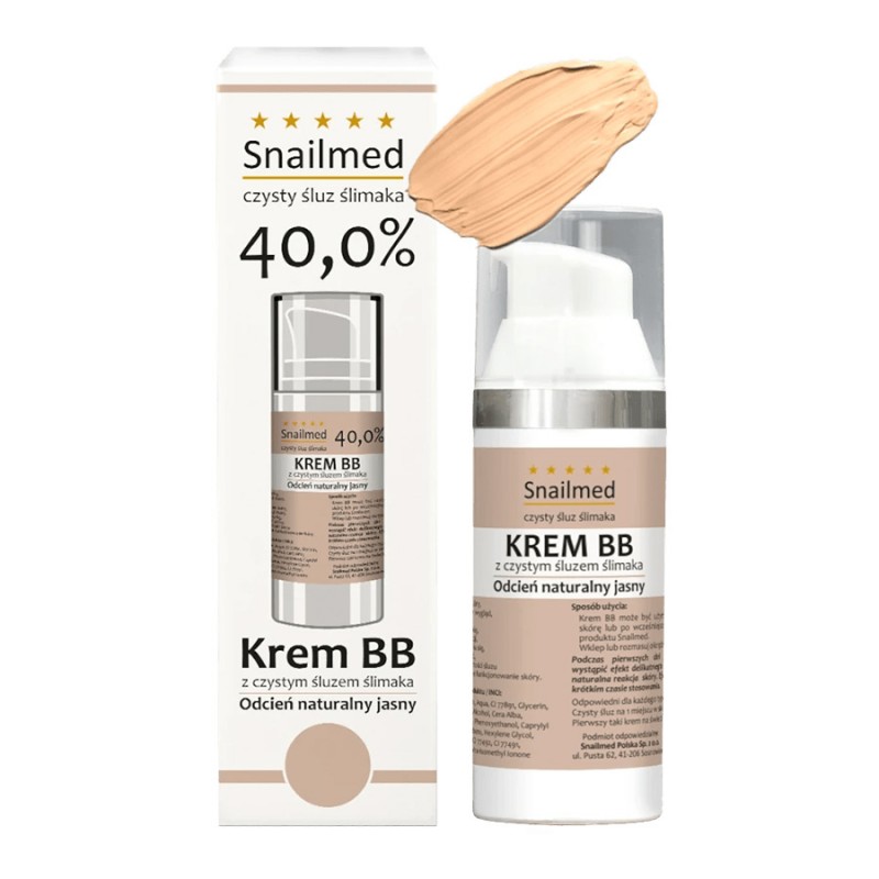 Snailmed krem BB naturalny jasny 50 ml