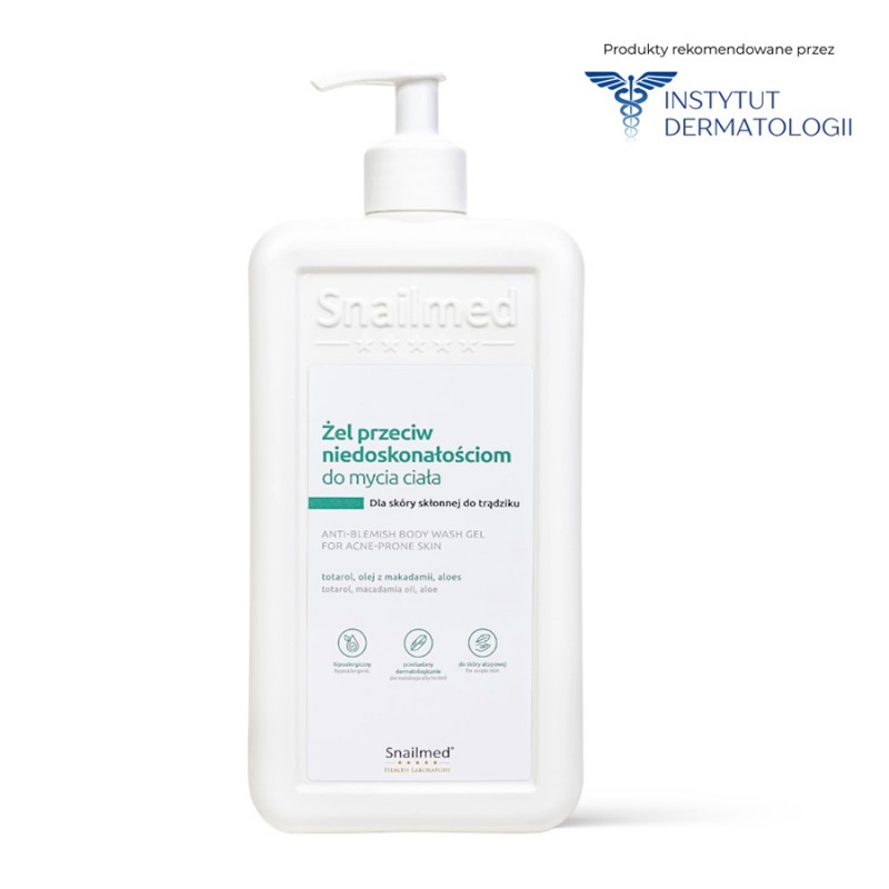 Snailmed Żel do mycia ciała przeciw niedoskonałościom 500 ml