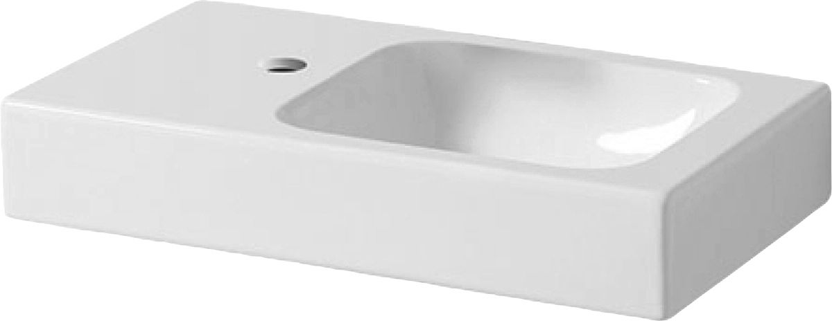 Darmowa Dostawa - Umywalka 53x31 cm prostokątna ścienna-meblowa biała Geberit iCon 124153000