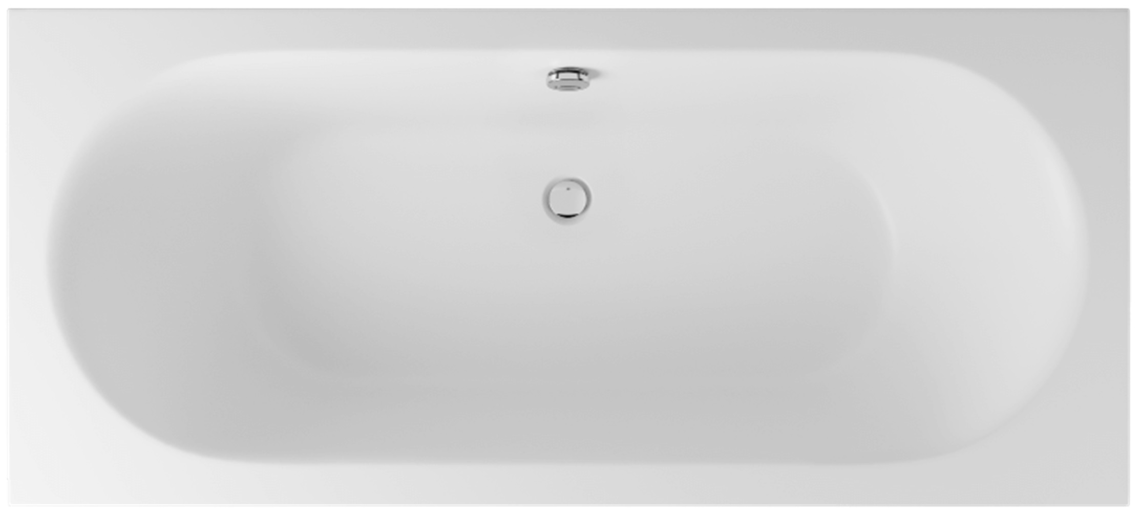 Darmowa Dostawa - Wanna prostokątna Slim 180x80 cm biała Excellent Oceana WAEXOCE18EDMS