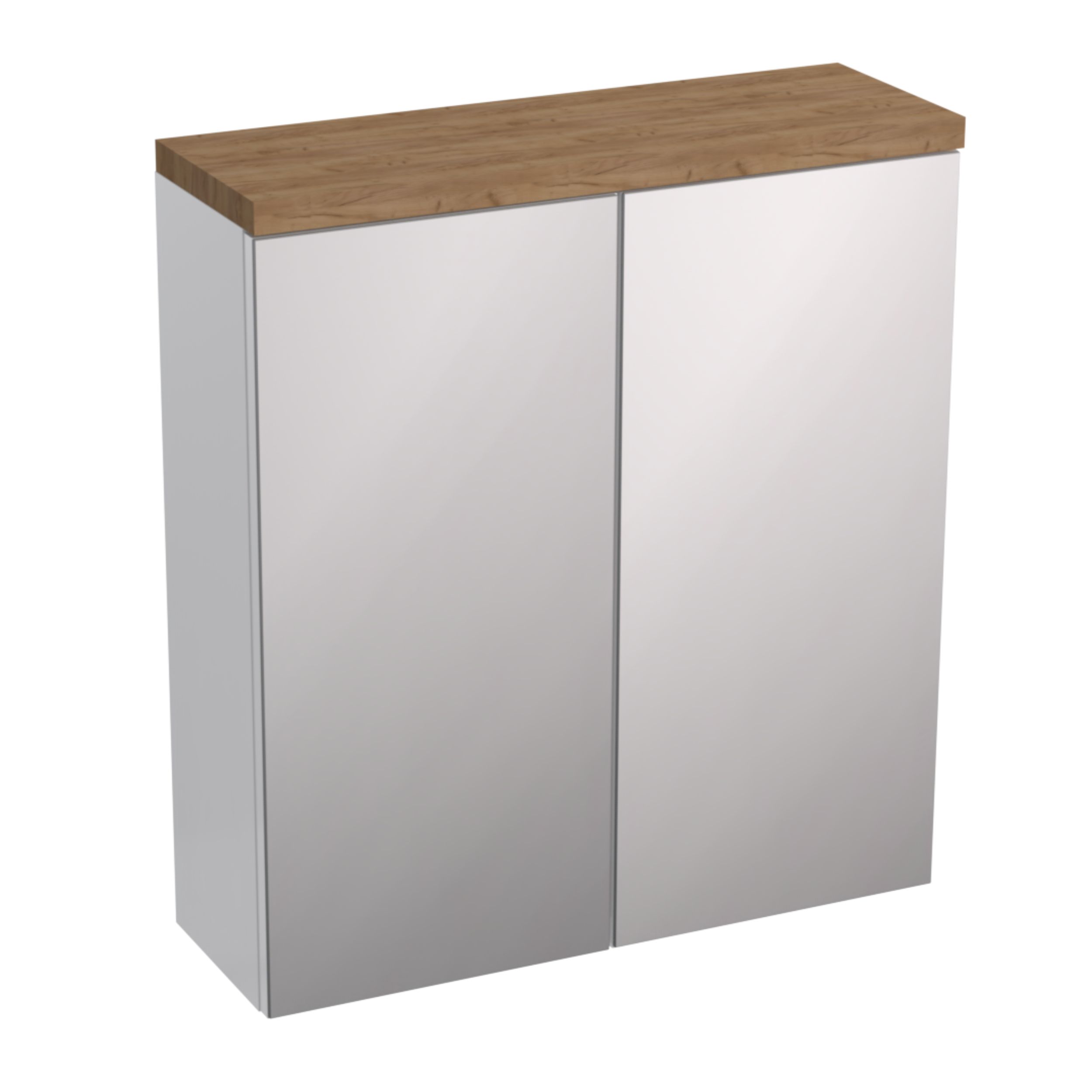 Darmowa Dostawa - Szafka 59.7x20.1x65.5 cm z lustrem dąb Strama Ovo 1240000