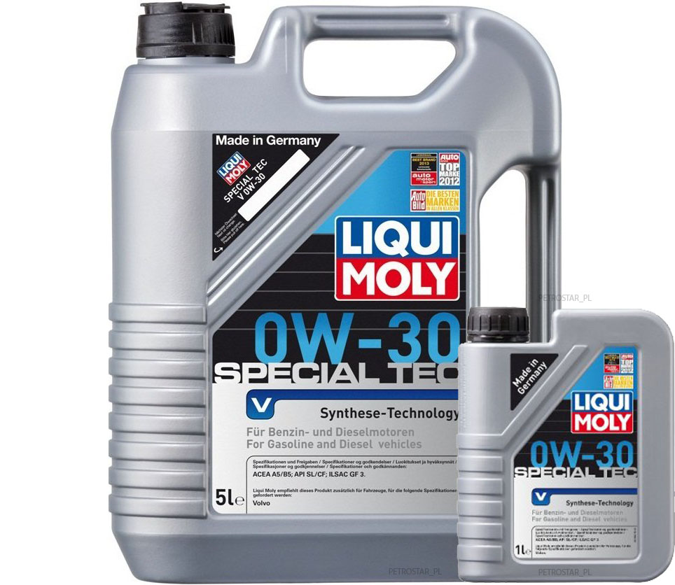 LIQUI MOLY SPECIAL TEC V 0W30 A5/B5 VOLVO 6L - Petrostar