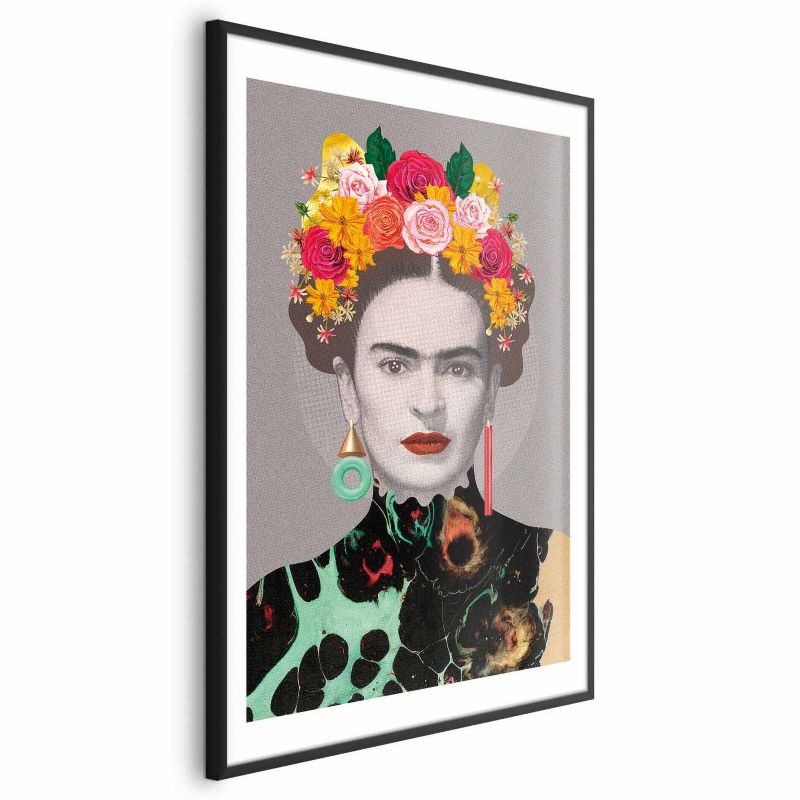 Plakat Artgeist Majestatyczna Frida 21x30 cm z ramą czarną 1 szt
