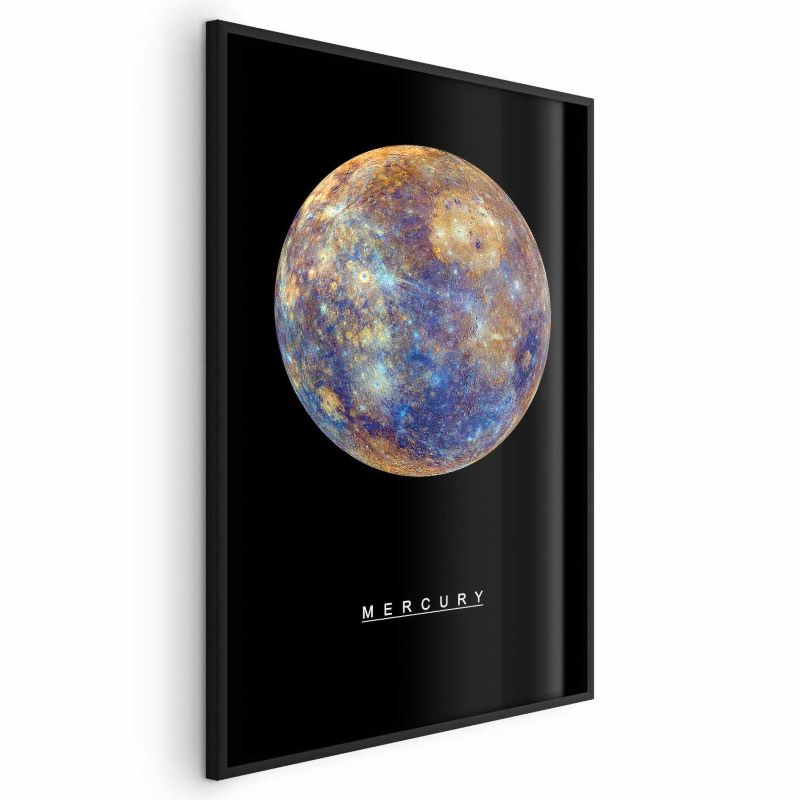Plakat Artgeist Merkury 21x30 cm z ramą czarną 1 szt