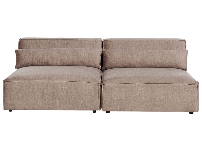 Sofa modułowa Hellnar Jasnobrązowy dla 2 osób 1 szt.