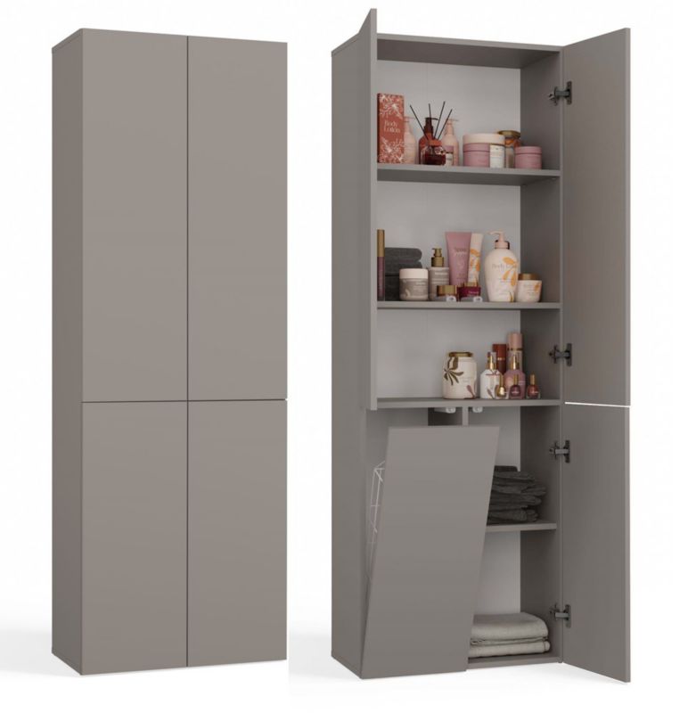 Słupek łazienkowy Topeshop Nel 1K/DD GLINA 174x60x30 cm 1 szt.