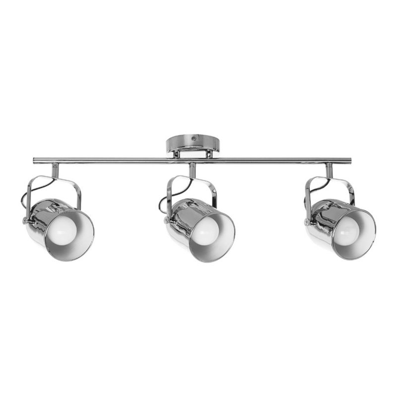 Lampa Sufitowa SPOT Light 3xE27 Max.60W Elegancki Chrom w Klasycznym Stylu, Polski Producent, 1 szt.