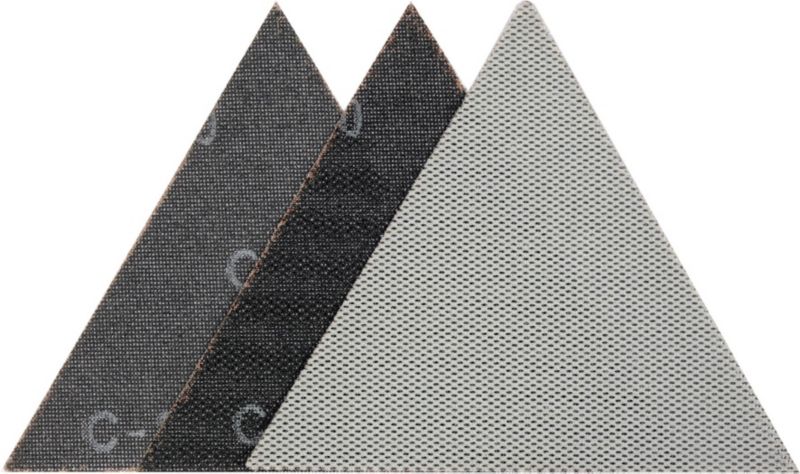 Siatka ścierna trójkątna z rzepem Yato Delta 28 cm P120 3 szt.