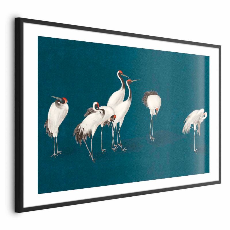 Plakat Artgeist Wieczór nad stawem 90x60 cm z ramą czarną 1 szt