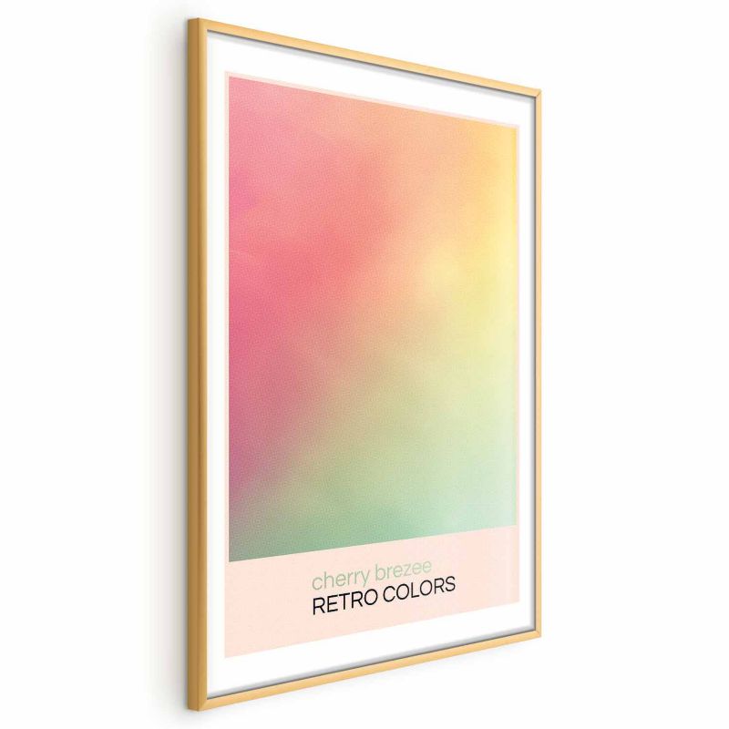 Plakat Artgeist Cherry Brezee 40x60 cm z ramą złotą 1 szt