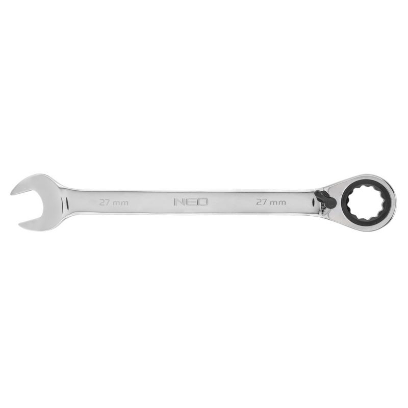 Klucz płasko-oczkowy NEO TOOLS z grzechotką i przełącznikiem 27 mm 1 szt