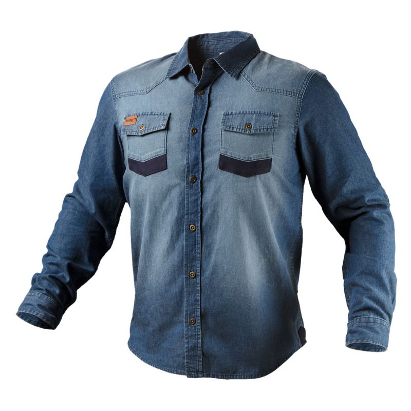 Koszula robocza NEO TOOLS DENIM, rozmiar XL 1 szt