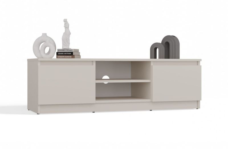 Szafka RTV Topeshop Malwa 120 Kaszmir Beż 36x120x40 cm 1 szt.
