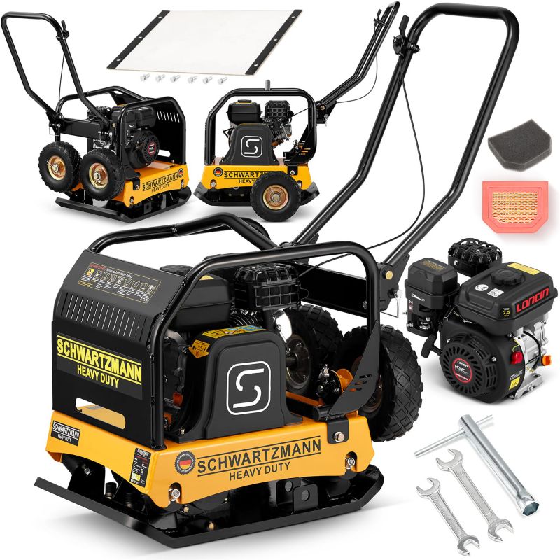 Zagęszczarka płytowa gruntu SCHWARTZMANN ubijak ZG140TK 120 kg 32 000N LONCIN 1 szt
