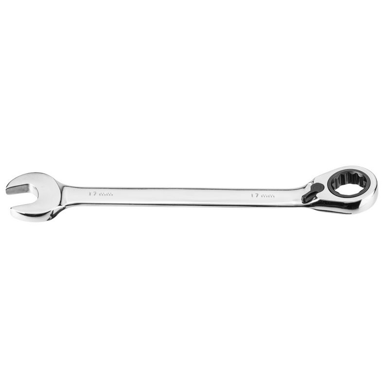 Klucz płasko-oczkowy NEO TOOLS z grzechotką i przełącznikiem 17 mm 1 szt