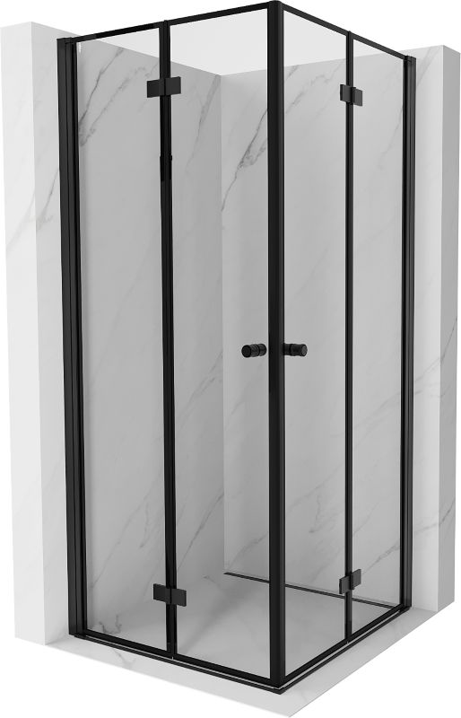 Kabina prysznicowa Mexen Mist-F czarna 100x100 cm - 8A6-100L-100P-70-70 1 szt.