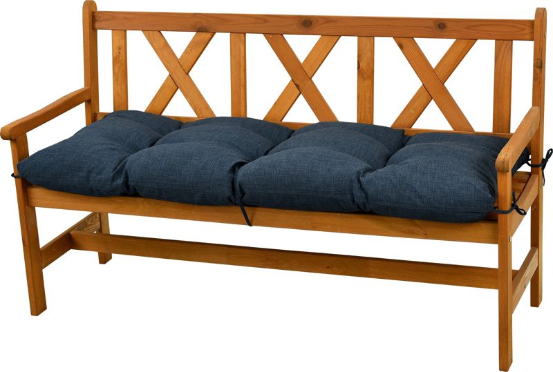 Poduszka na ławkę ogrodową AMPO 140 cm granatowy 1 szt.