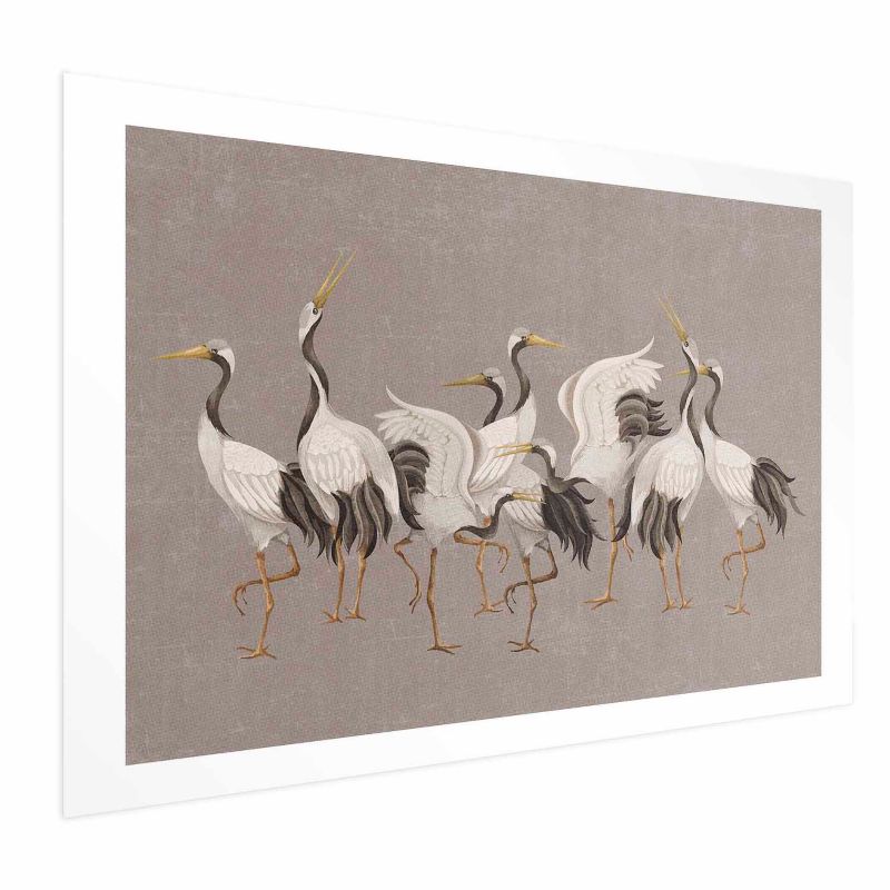 Plakat Artgeist Taniec żurawi 30x21 cm bez ramy 1 szt