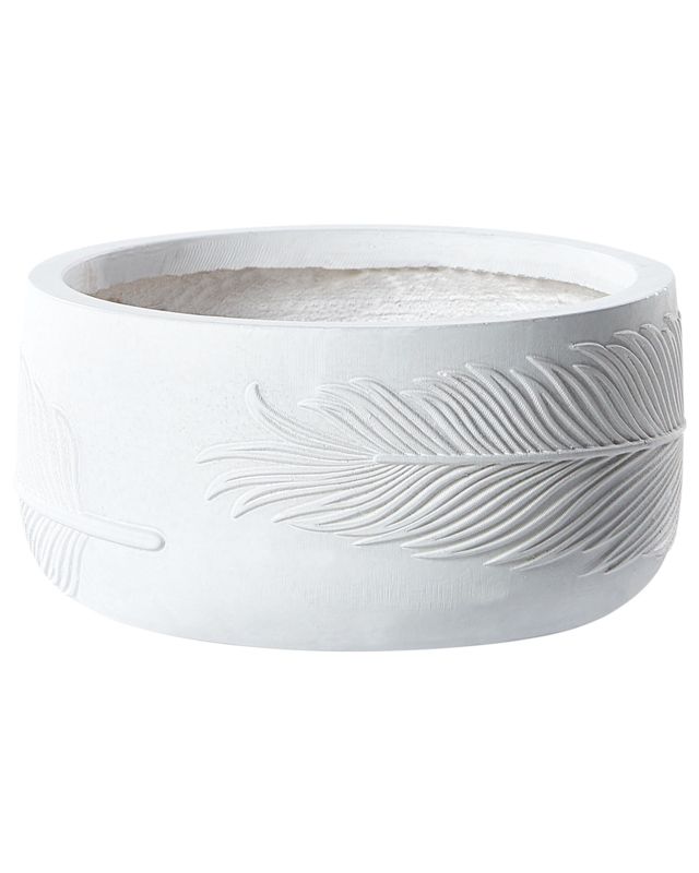 Doniczka ceramiczna 25 cm złamana biel Ftero 1 szt.