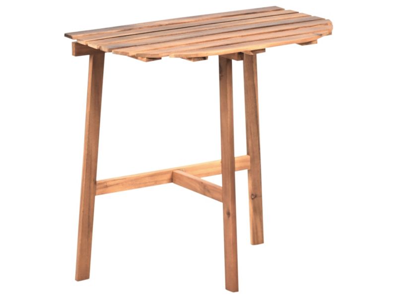 Stolik bistro Osigo 44 cm 70 cm Brązowy 1 szt.