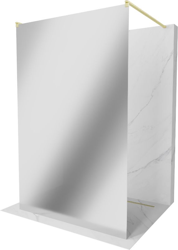 Ścianka prysznicowa Mexen Kioto złoty szczotkowany 110x200 cm 800-110-002-55-50 1 szt.