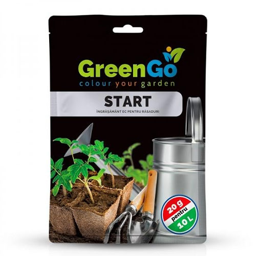 20 g, Nawóz do siewek i sadzonek GreenGo Start - : Ilość w opakowaniu: 20 g