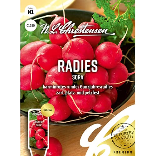Rzodkiewka Sora - Nasiona. Ilość w opakowaniu: 1 opak - GradinaMax