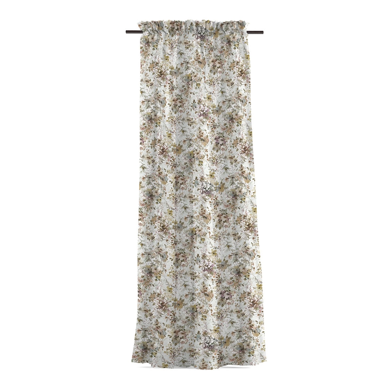 Zasłona SAYOA na taśmie 140 cm x 280 cm beżowa