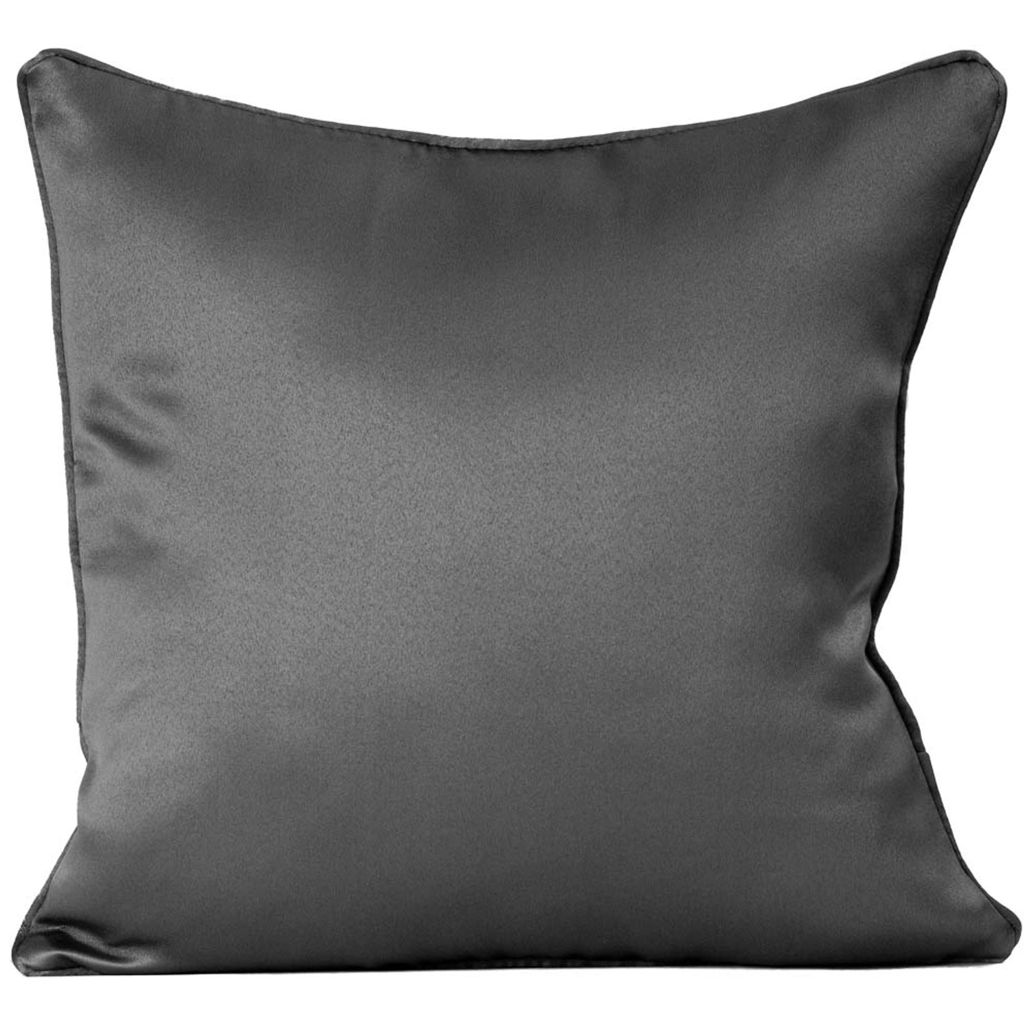 Poduszka RADIANT CHIC stalowa 45 x 45 cm