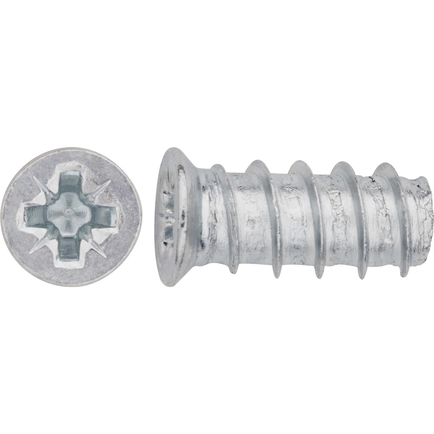 LUX Wkręt Euro z łbem płaskim 6 mm x 11,5 mm ocynkowany 20 szt
